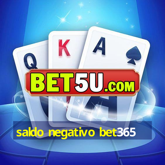 saldo negativo bet365